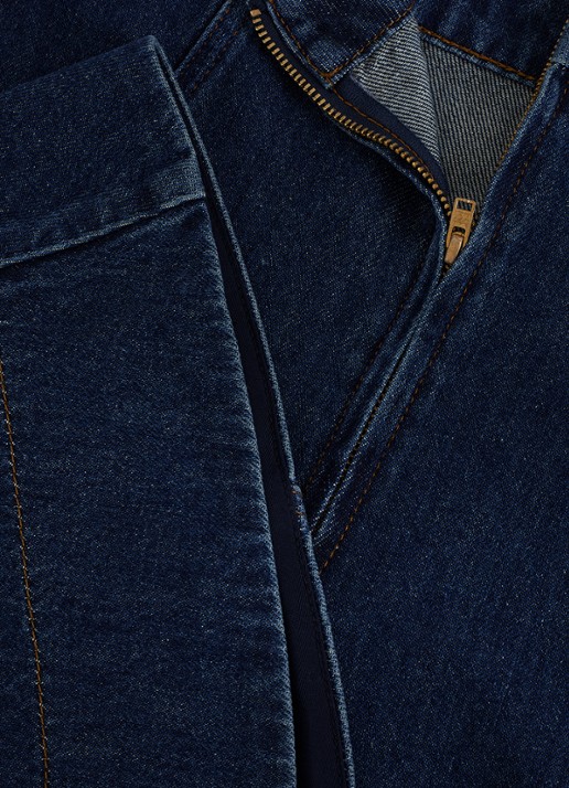 Phase Eight Thea midi rok van denim - detail 3 denim