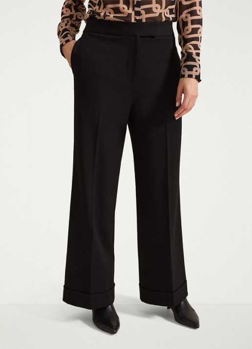 Phase Eight Trixie mid waist straight fit pantalon met steekzakken