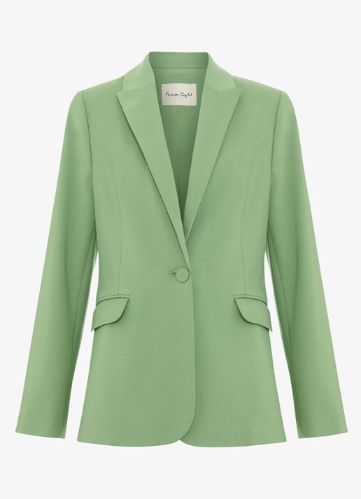 Phase Eight Ulrica blazer met klepzakken - voorkant 5 lindegroen