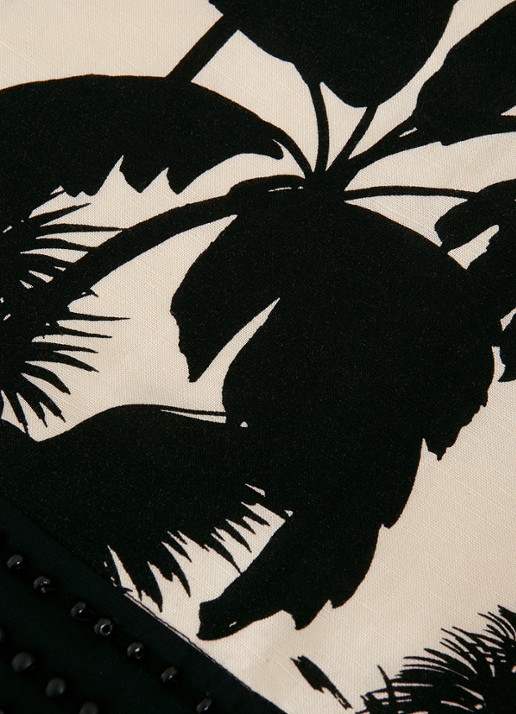 Phase Eight Vittoria tuniek met print en kralendecoratie - detail 6 ivoor