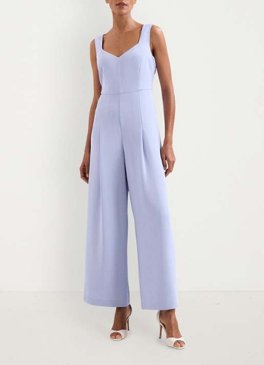 Phase Eight Winona wide fit jumpsuit met details van kant - detail 6 lichtpaars