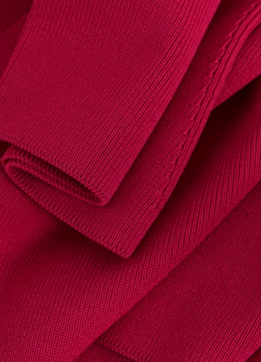 Phase Eight Yasmin fijngebreide bolero met ribstructuur - detail 8 donkerroze