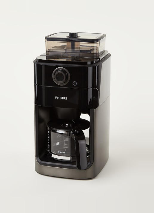 Philips Grind & Brew koffiezetapparaat HD7768/80 - voorkant 3 donkergrijs