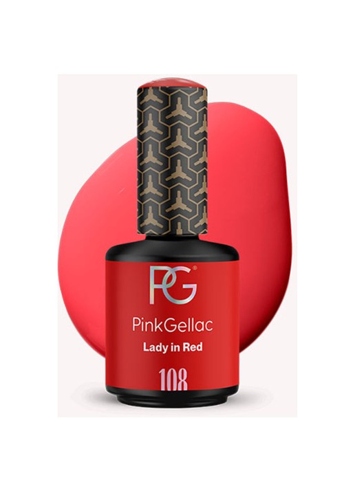 Pink Gellac 108 Lady in Red - gel nagellak