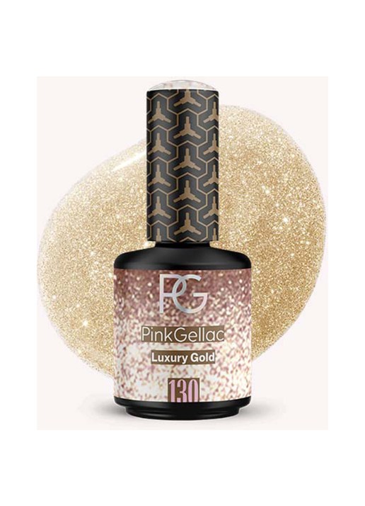 Pink Gellac 130 Luxury Gold - gel nagellak