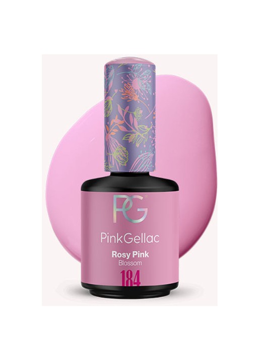 Pink Gellac 184 Rosy Pink - gel nagellak
