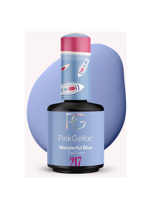 Pink Gellac 217 Wonderful Blue - gel nagellak