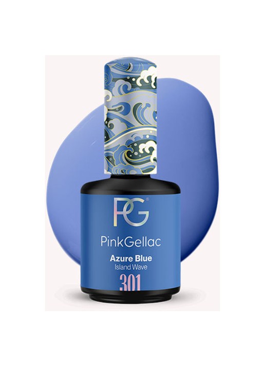 Pink Gellac 301 Azure Blue - gel nagellak