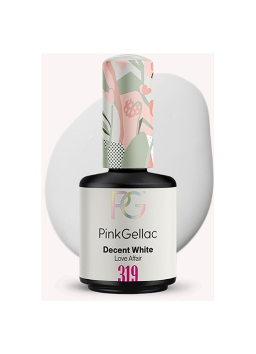 Pink Gellac 319 Decent White - nagellak