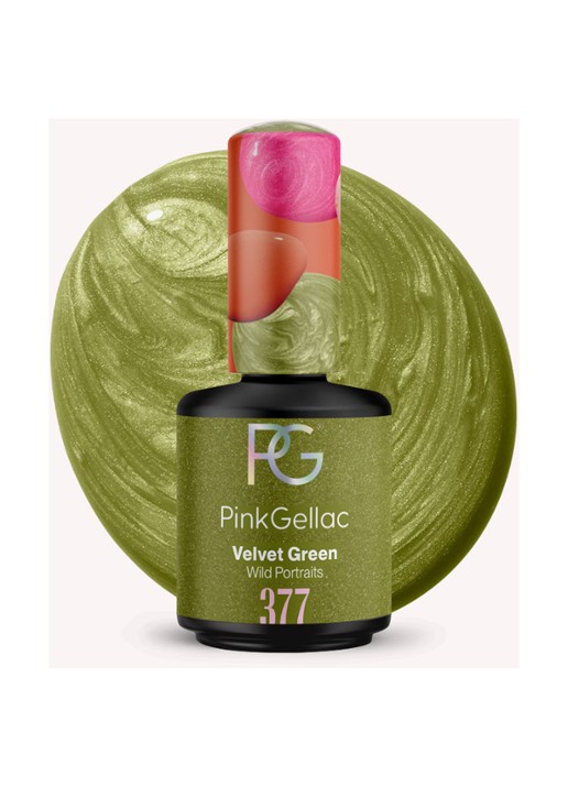 Pink Gellac 377 Velvet Green - gel nagellak