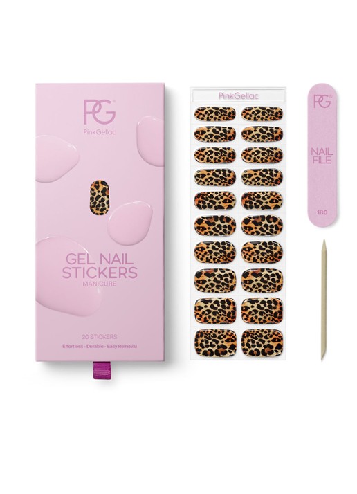 Pink Gellac Gel Stickers - nagelstickers