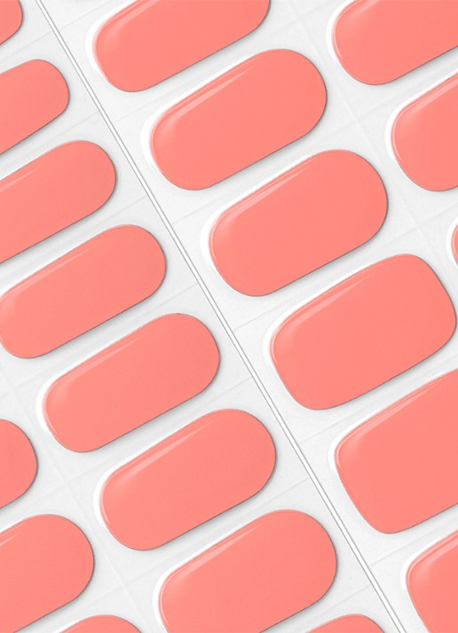 Pink Gellac Gel Stickers - nagelstickers - detail 5 043 soft apricot