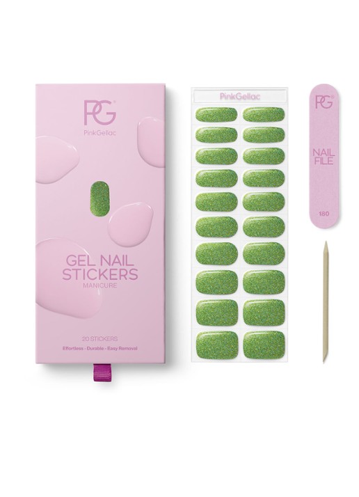 Pink Gellac Gel Stickers - nagelstickers