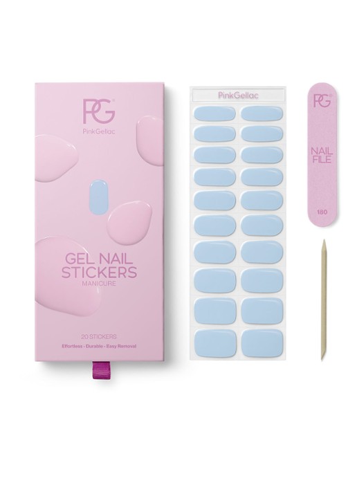 Pink Gellac Gel Stickers - nagelstickers