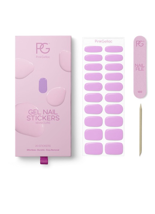 Pink Gellac Gel Stickers - nagelstickers
