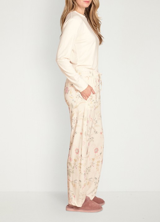 Pip Studio Belin Bodhi Flower pyjamabroek met bloemenprint