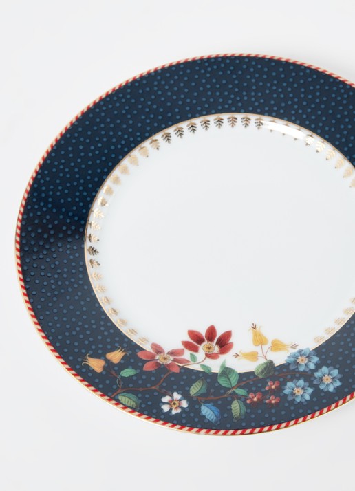 Pip Studio Berry Blues ontbijtbord 17 cm - detail 3 indigo