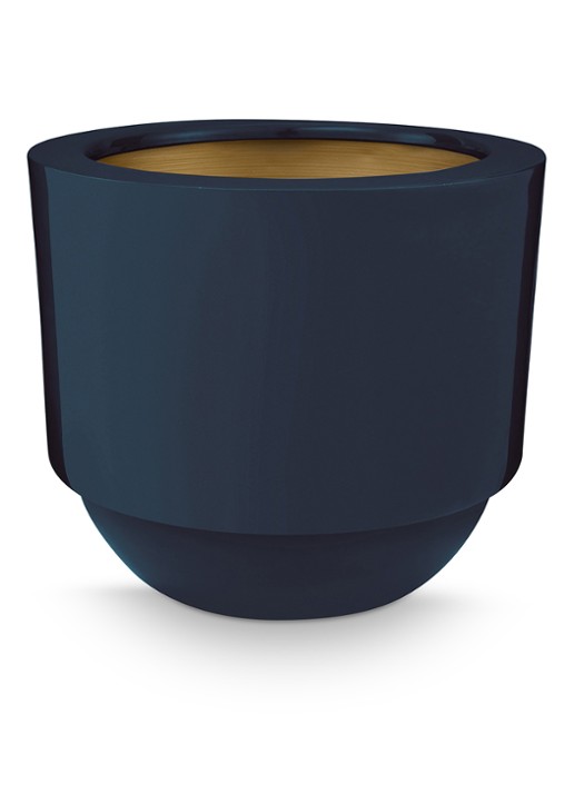 Pip Studio Bloempot voor binnen 32 x 28 cm - voorkant 3 blauw