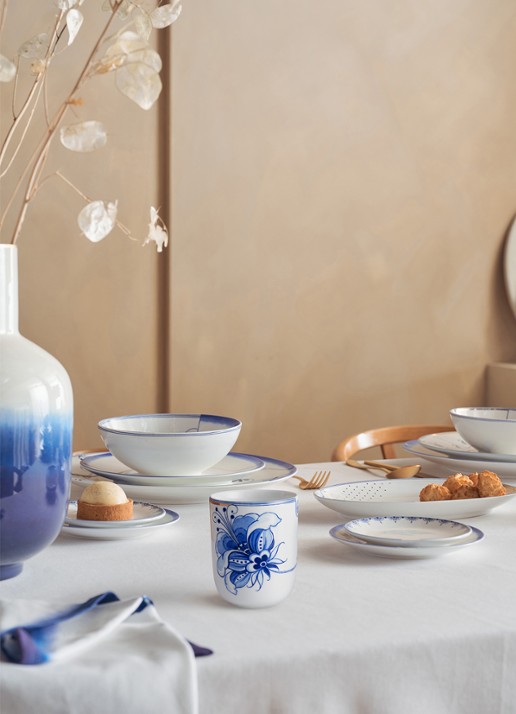 Pip Studio Blushing Birds kopje 15 cl set van 2 - detail 5 wit