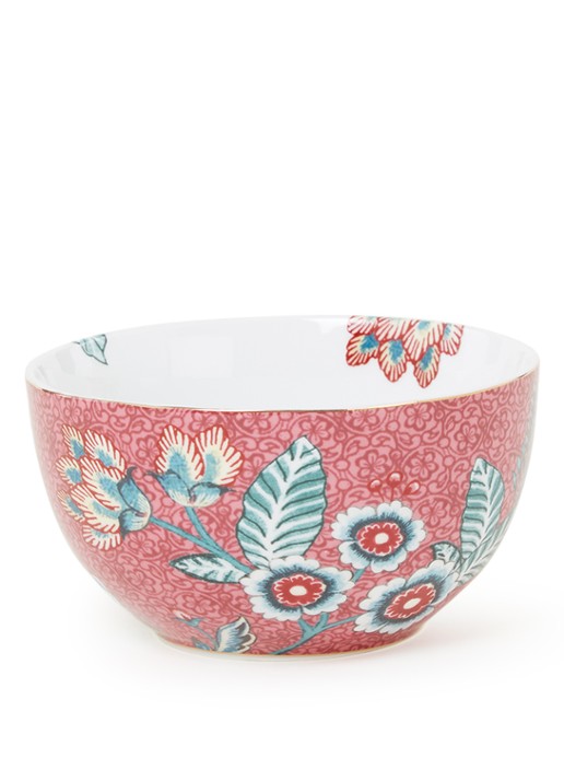 Pip Studio Flower Festival kom 12 cm - voorkant roze