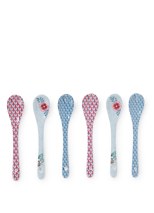 Pip Studio Flower Festival theelepels set van 6