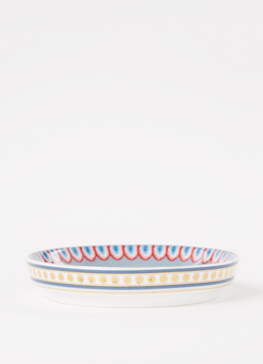 Pip Studio Flower Festival theetip 9 cm - voorkant 2 blauwgrijs