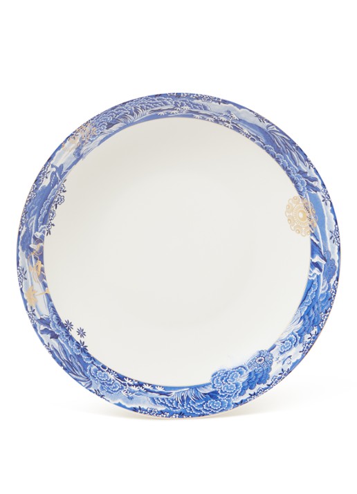Pip Studio Heritage Border diep bord 25,5 cm - voorkant 2 royalblauw