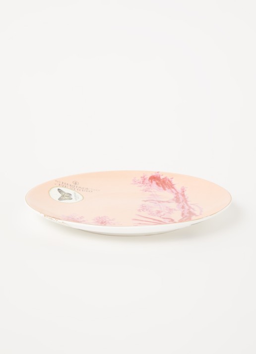 Pip Studio Heritage Painted ontbijtbord 18 cm - voorkant 3 lichtroze