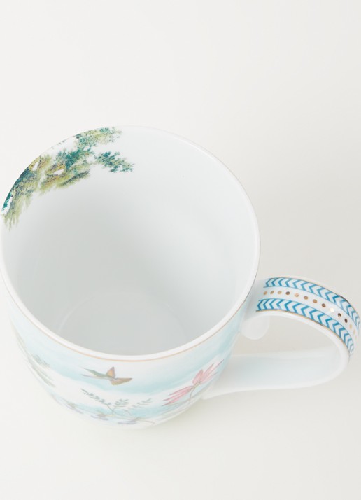 Pip Studio Jolie XL mok 45 cl - detail blauw