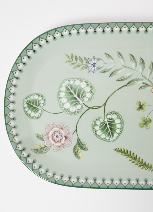 Pip Studio Lily & Lotus cakeschaal 33,5 cm - detail 3 groen