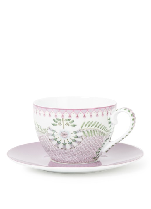 Pip Studio Lily & lotus kop en schotel 28 cl