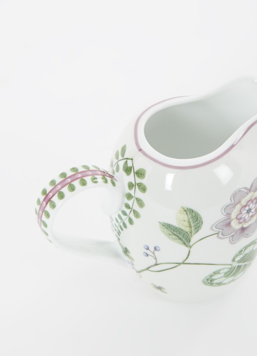 Pip Studio Lily & Lotus melkkan 25 cl - voorkant 2 gebroken wit
