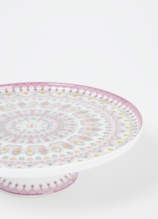 Pip Studio Lily & Lotus Moon Delight Mini taartplateau 21 cm - voorkant 2 lila