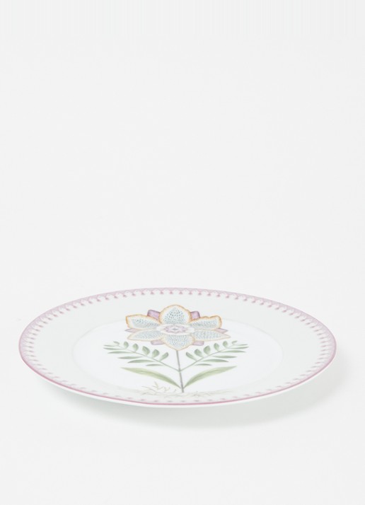 Pip Studio Lily & Lotus ontbijtbord 21 cm - detail 3 gebroken wit