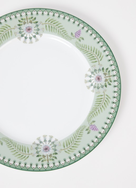 Pip Studio Lily & Lotus ontbijtbord 23 cm - detail 3 groen