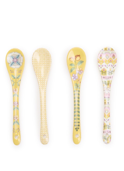 Pip Studio Lily & Lotus theelepel set van 4