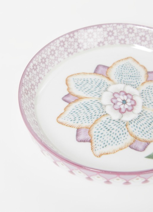 Pip Studio Lily & lotus theetip 9 cm - voorkant 2 lila