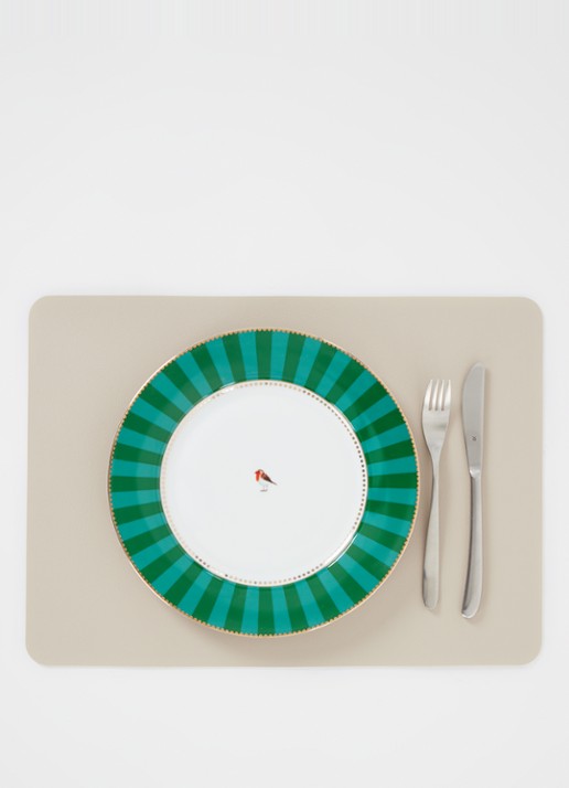 Pip Studio Love Birds dinerbord 26,5 cm - detail 3 groen
