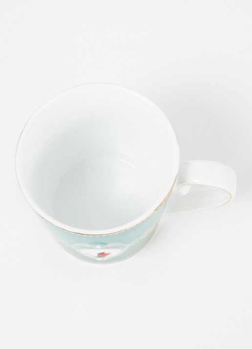 Pip Studio Love Birds Medallion kopje 25 cl - voorkant 2 groen