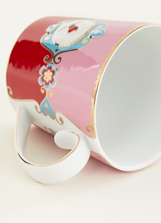 Pip Studio Love Birds Medallion kopje 25 cl - detail 3 lichtroze
