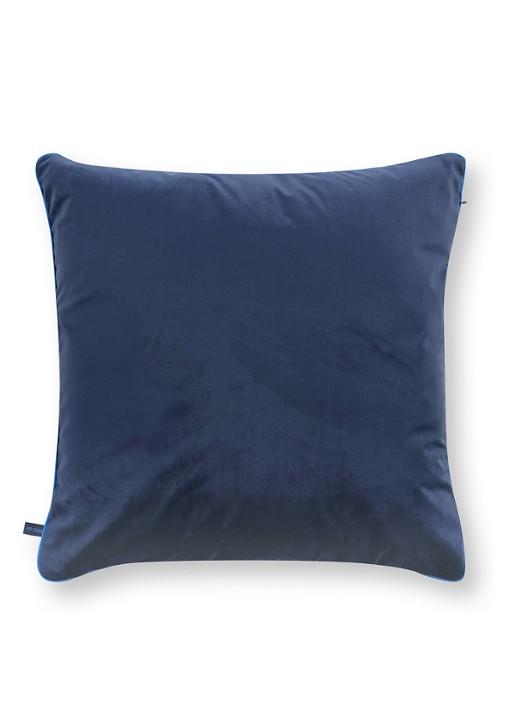 Pip Studio Mumbai Morning sierkussen 60 x 60 cm - achterkant 4 blauw