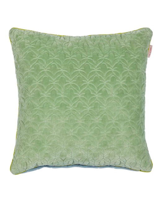 Pip Studio Quilty Dreams sierkussen 45 x 45 cm - voorkant 2 groen