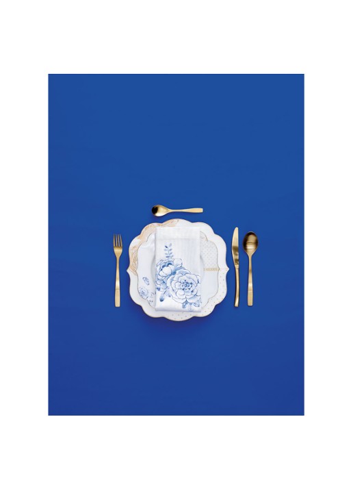 Pip Studio Royal diep bord 23,5 cm - voorkant 6 wit