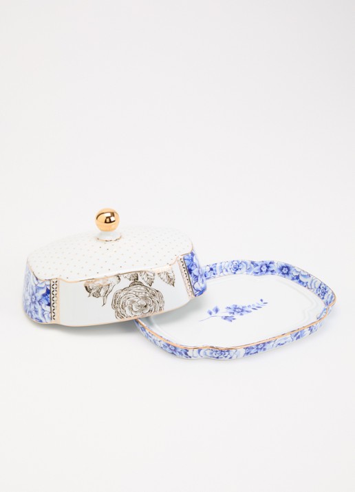 Pip Studio Royal eierdop 4,5 cm - voorkant 2 wit