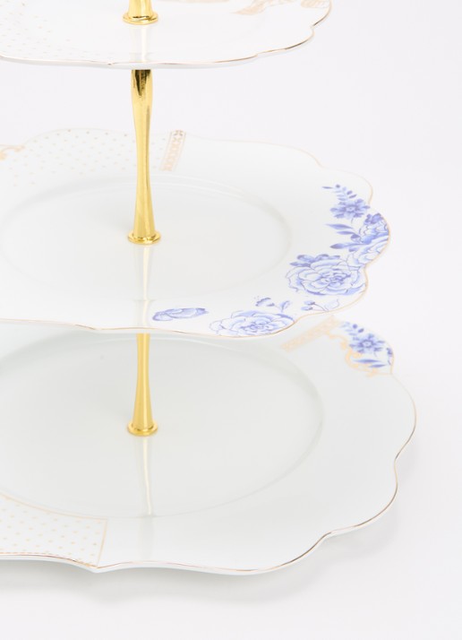 Pip Studio Royal etagère 28 cm - voorkant 2 wit
