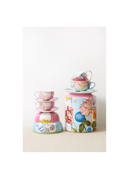 Pip Studio Royal kom 12,5 cm - voorkant 2 roze