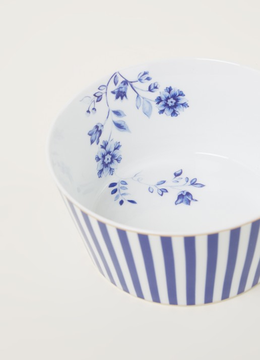Pip Studio Royal Stripes kom 12 cm - detail 3 royalblauw