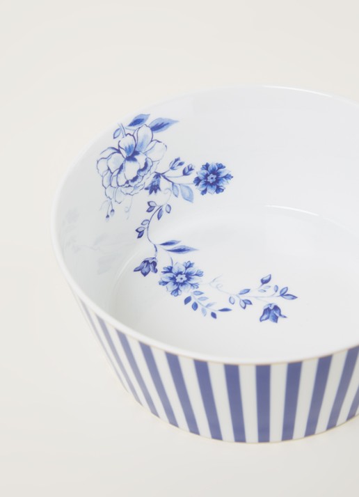 Pip Studio Royal Stripes kom 15 cm - detail 3 royalblauw