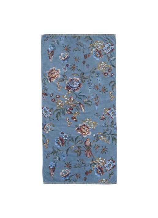 Pip Studio Secret Garden badhanddoek van terry katoen - 400 gr/m2 - 70 x 140 cm