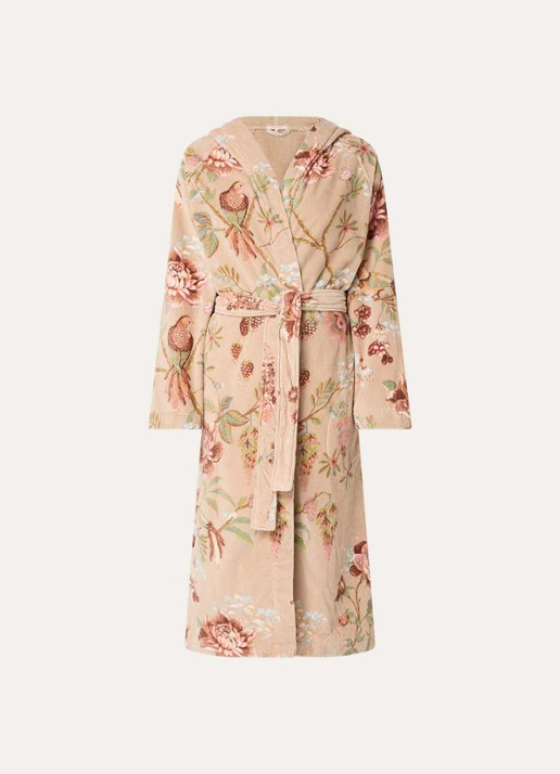 Pip Studio Secret Garden badjas met bloemenprint - unisex